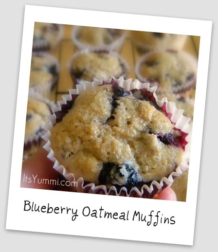 Blueberry Oatmeal Muffins