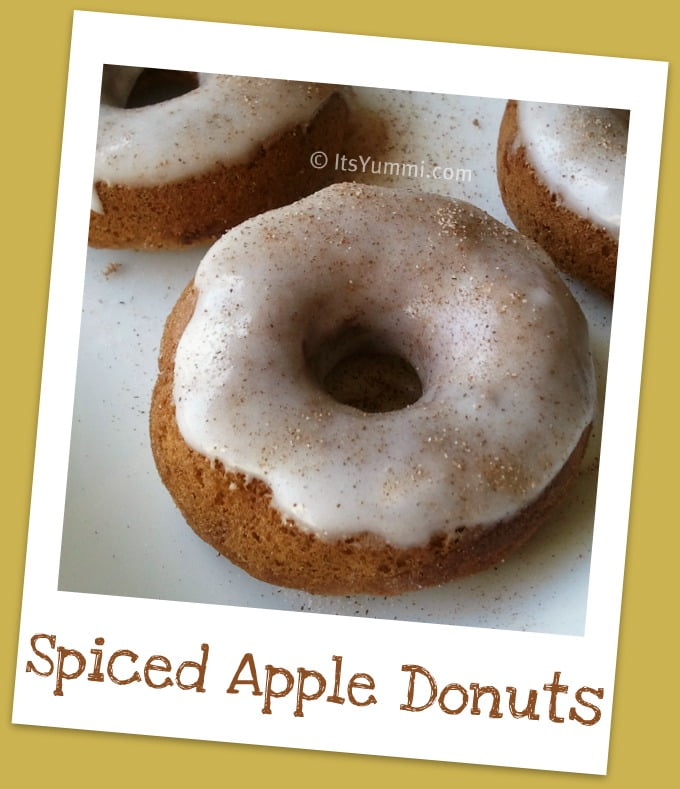 Spiced Apple Donuts-polaroid