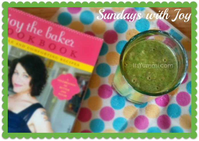 Joy the Baker's Kale Spinach Banana and Peanut Butter Smoothie