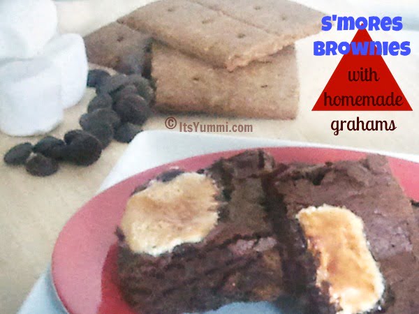 S'mores Brownies from ItsYummi.com