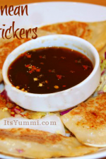 Mediterranean Potstickers from ItsYummi.com #appetizer #recipe