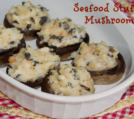Seafood Stuffed Mushrooms Recipe - this is a delicious appetizer from itsyummi.com