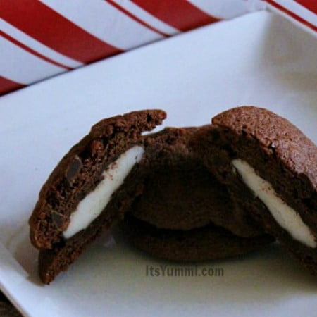Chocolate Peppermint Patty Cookies