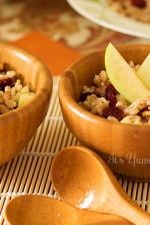 Farro Salad with Citrus Basil Vinaigrette from ItsYummi.com #RecipesFromTheHeart