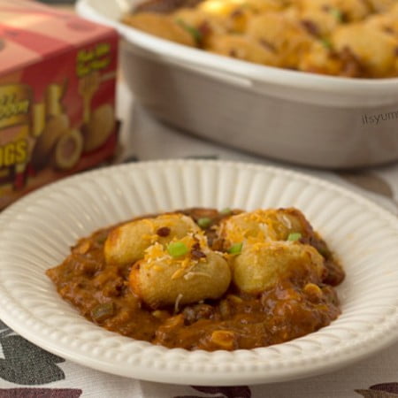 Ad_Chili Cheese Corn Dog Casserole from It's Yummi! #GetCorny #cbias