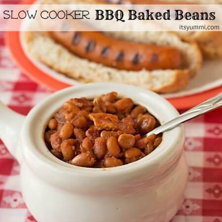 Slow Cooker BBQ Baked Beans from ItsYummi.com #StartYourGrill #shop