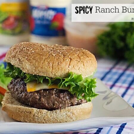 Spicy Ranch Burgers from ItsYummi.com will help you #RollIntoSavings! #shop