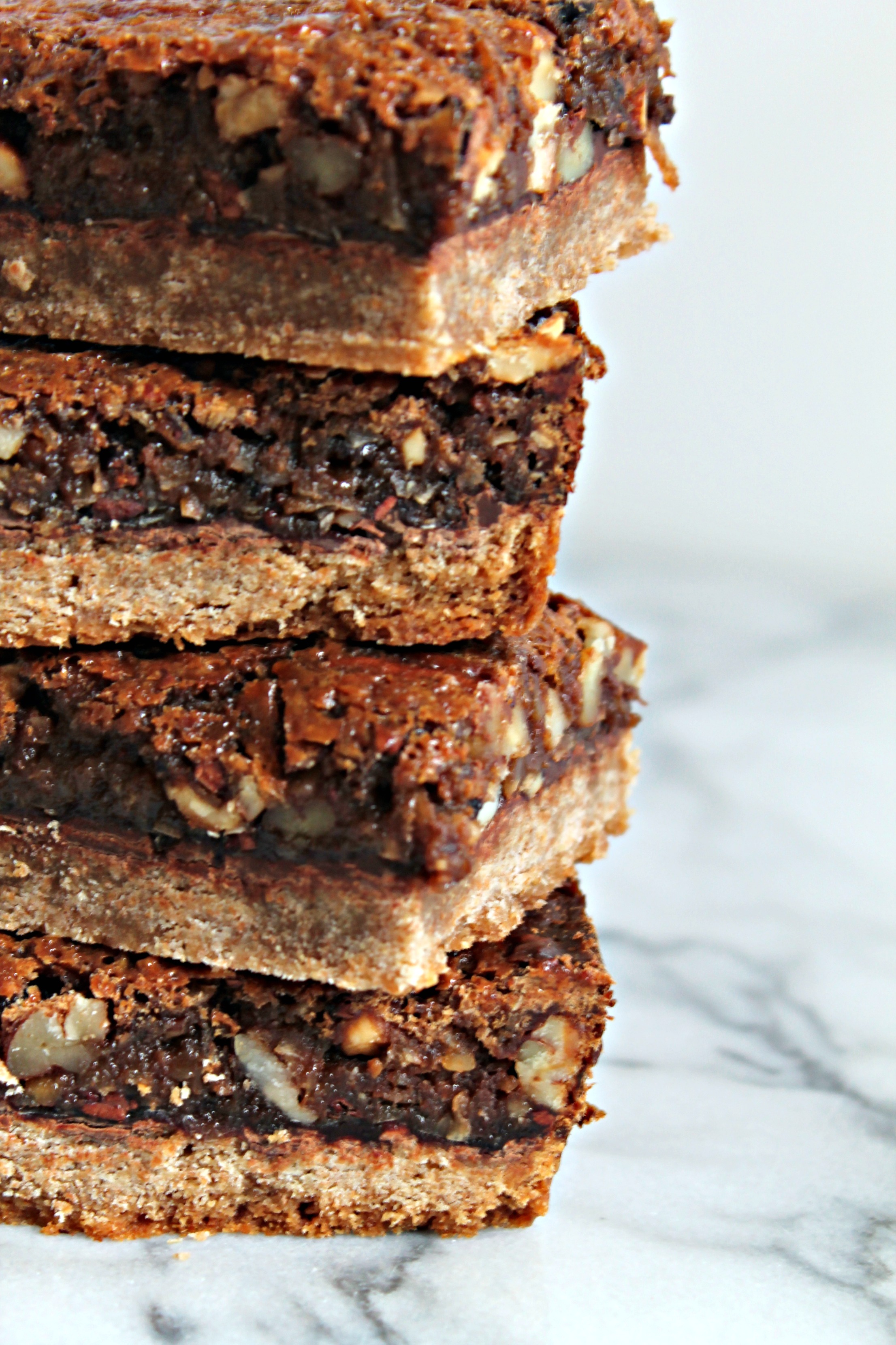 Nutty German Chocolate Pie Squares ~ A dessert recipe from Cooking with Books ~ ItsYummi.com