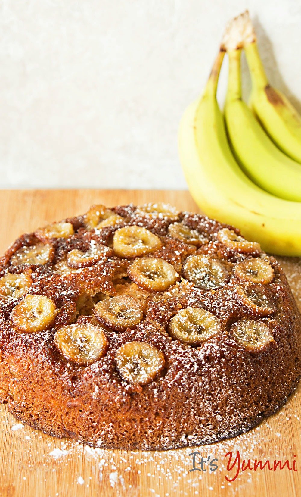 Caramelized Banana Skillet Cake Recipe ⋆ Its Yummi