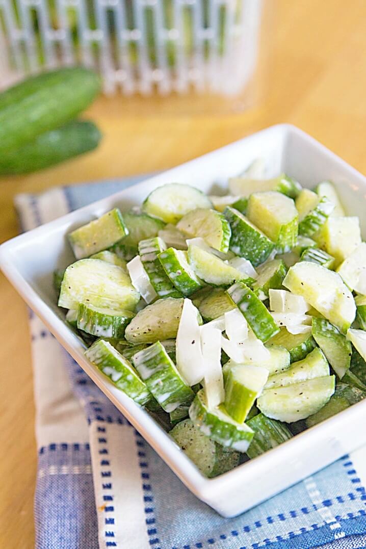 Low Carb Cucumber Salad Recipe ⋆ Its Yummi