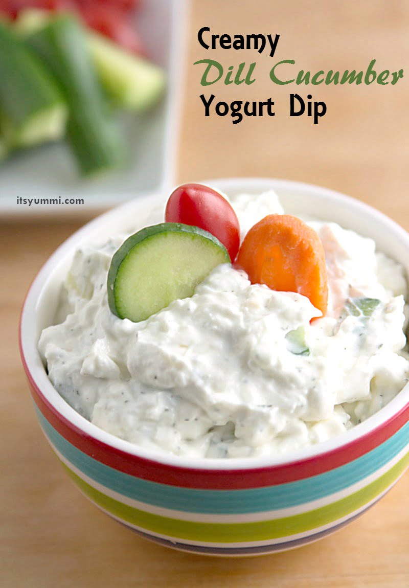 Creamy Dill Cucumber Yogurt Dip