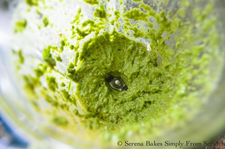 Basil Almond Pesto from Serena Bakes Simply From Scratch - Part of a healthy almond recipes collection on ItsYummi.com