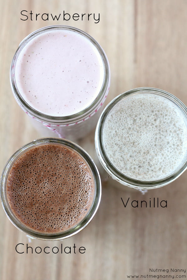 Homemade Almond Milk (in 3 flavors!) from Nutmeg Nanny - Part of a healthy almond recipes collection on ItsYummi.com