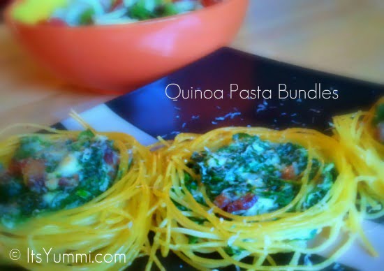 Quinoa Pasta Bundles from ItsYummi.com