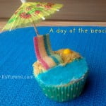 A Day at the Beach Cupcake recipe from ItsYummi.com