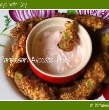 Parmesan avocado fries with spicy remoulade dipping sauce