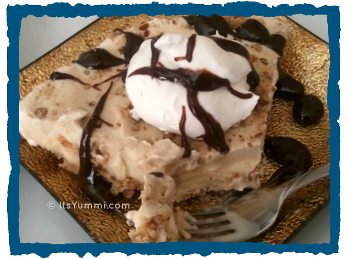 Easy frozen desserts like this pecan coffee ice cream pie are my favorite summer dessert!