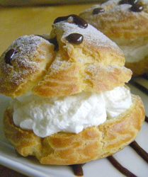 Cream puffs and puff pastry