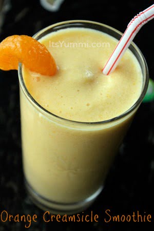 Orange Creamsicle Smoothie from ItsYummi.com - 4 Weight Watcher Plus Points! Orange Creamsicle Smoothie from ItsYummi.com - 4 Weight Watcher Plus Points!