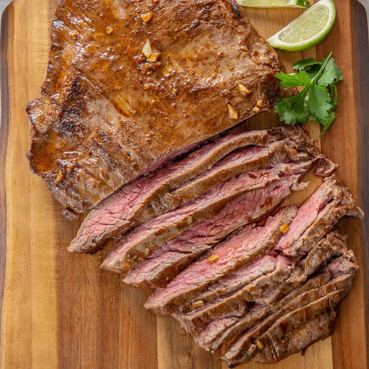 Pan Seared Flank Steak - Tastes of Homemade