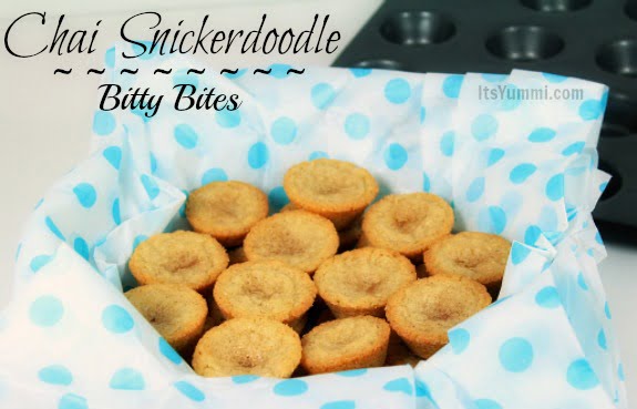 Chai Snickerdoodle Bitty Bites from ItsYummi.com