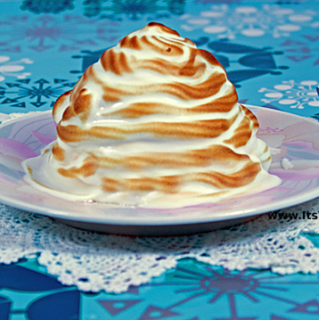 Baked Alaska dessert