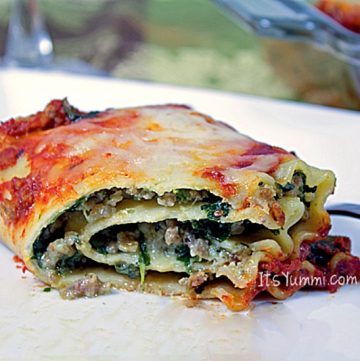Lasagna roll ups are a much easier way to enjoy this Italian comfort food. Stuffed with sweet Italian sausage, spinach, ricotta cheese, and a zesty marinara sauce, they'll become your new favorite Italian dinner. Get the recipe from itsyummi.com