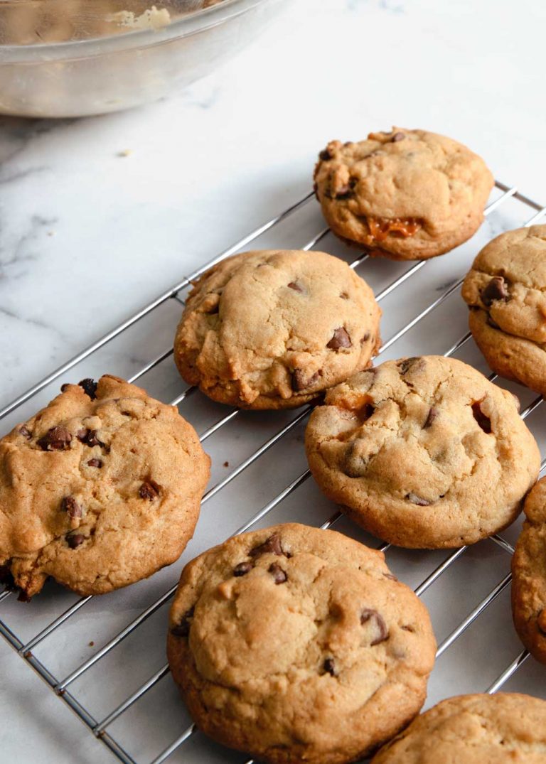 Caramel Chocolate Chip Cookies