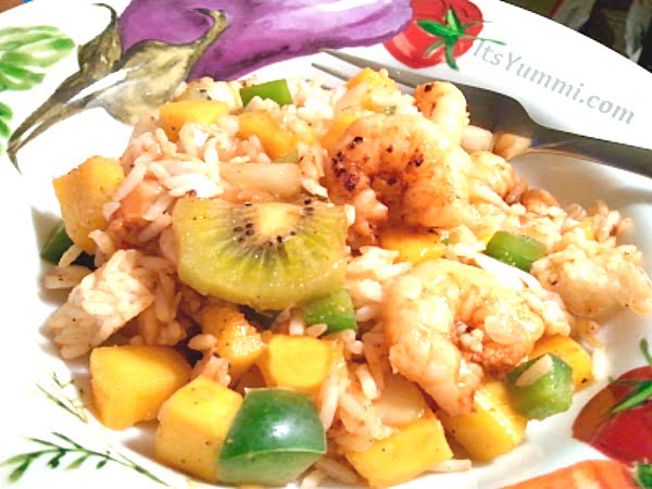 fruit rice salad