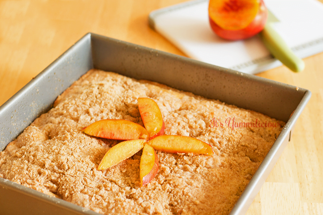 Nectarine Crumb Cake Recipe