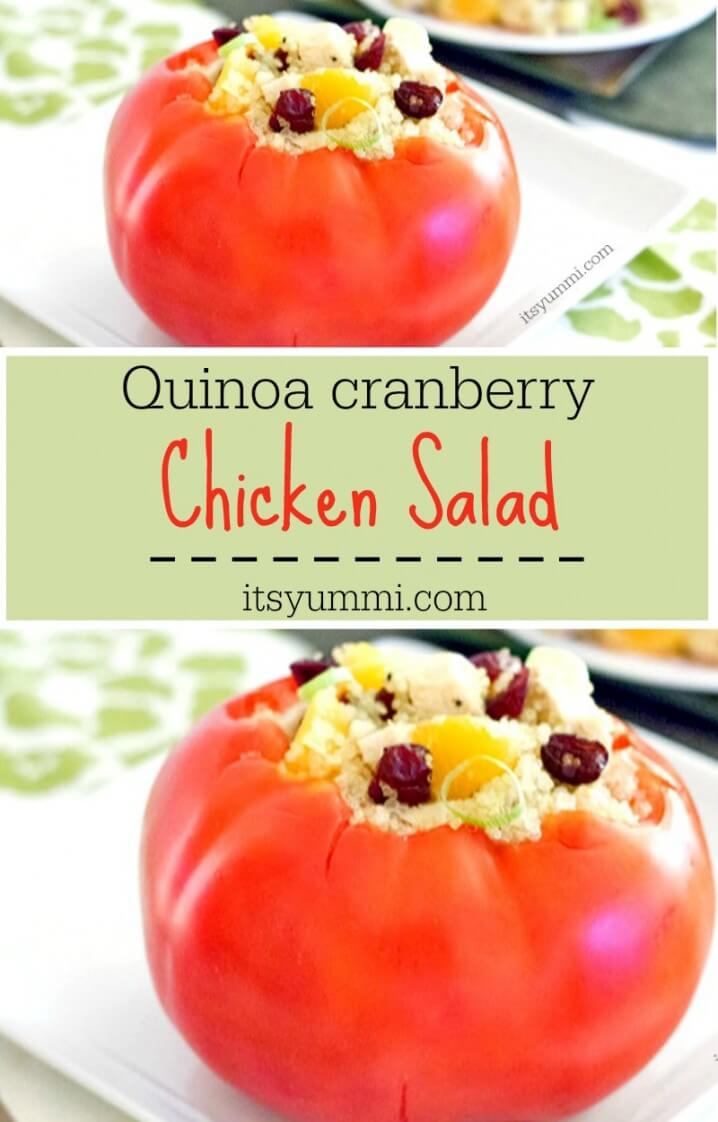 Quinoa Cranberry Chicken Salad