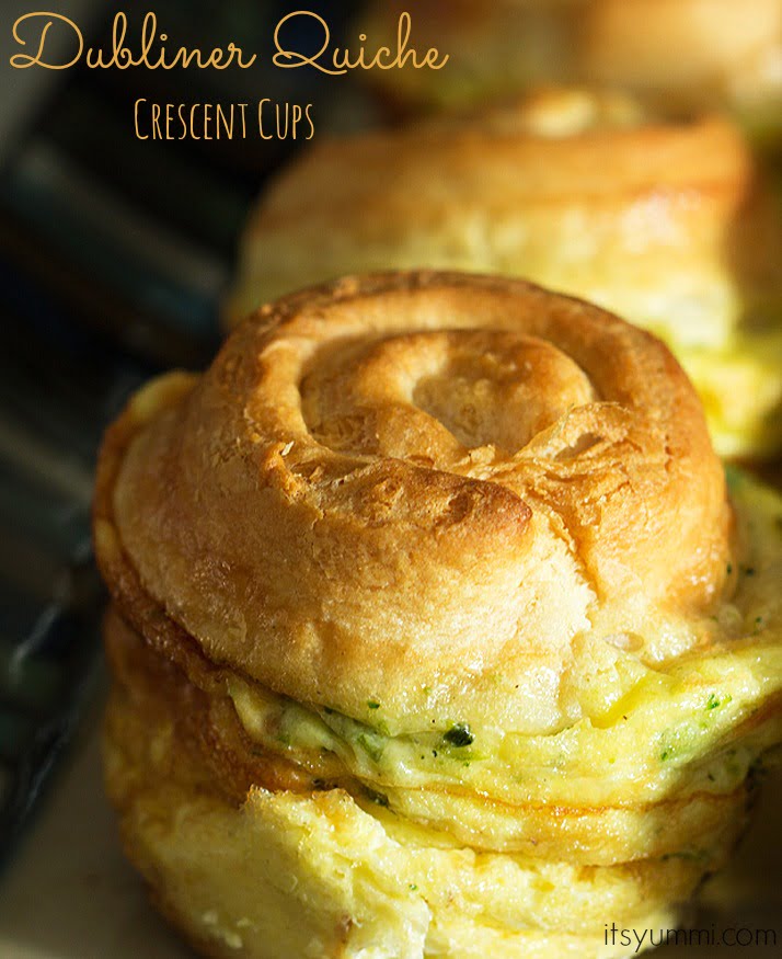 Cheesy Bacon Broccoli Quiche Crescent Cups Its Yummi
