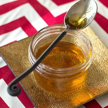 This quick and easy caramel syrup from itsyummi.com is a great way to kick up the flavors of baked goods!