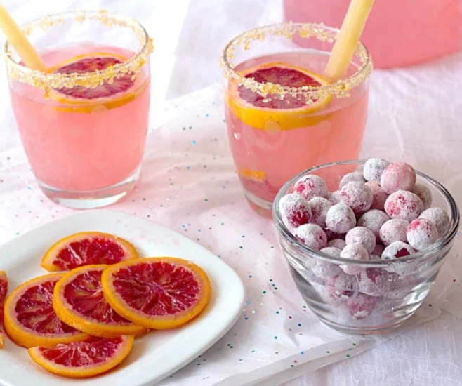 Cranberry Blood Orange Spritzer Recipe