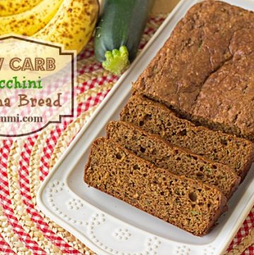 Low Carb Zucchini Banana Bread from ItsYummi.com