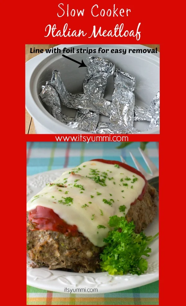 Slow Cooker Italian Meatloaf from ItsYummi.com Low Carb Slow Cooker Meatloaf Recipe, from @itsyummi - This low carb recipe uses a special ingredient instead of bread crumbs to make it a low carb dinner that tastes just like the comfort food you grew up eating.