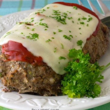 low carb meatloaf made in a slow cooker
