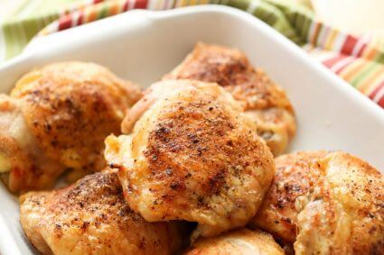 oven baked crispy chicken, from Barefeet in the Kitchen