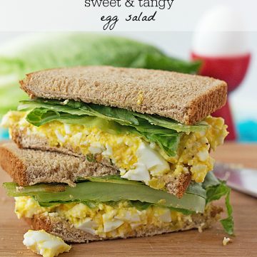 This tastes amazing! Sweet 'n Tangy Egg Salad Recipe ~ from ItsYummi.com