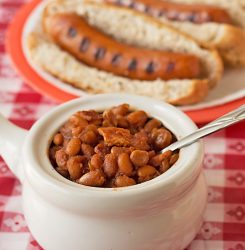Slow Cooker BBQ Baked Beans and Sausage Recipes from ItsYummi.com