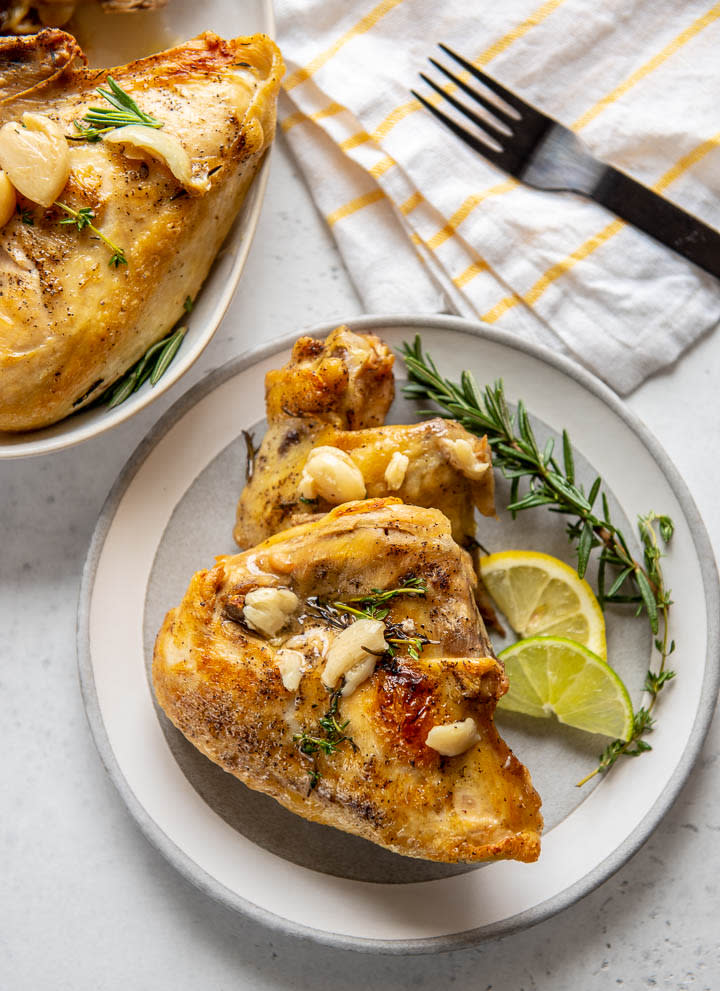 Garlic Herb Oven Roasted Chicken