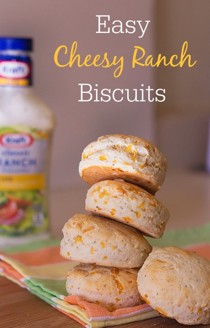 Cheesy ranch biscuits ~ recipe from ItsYummi.com