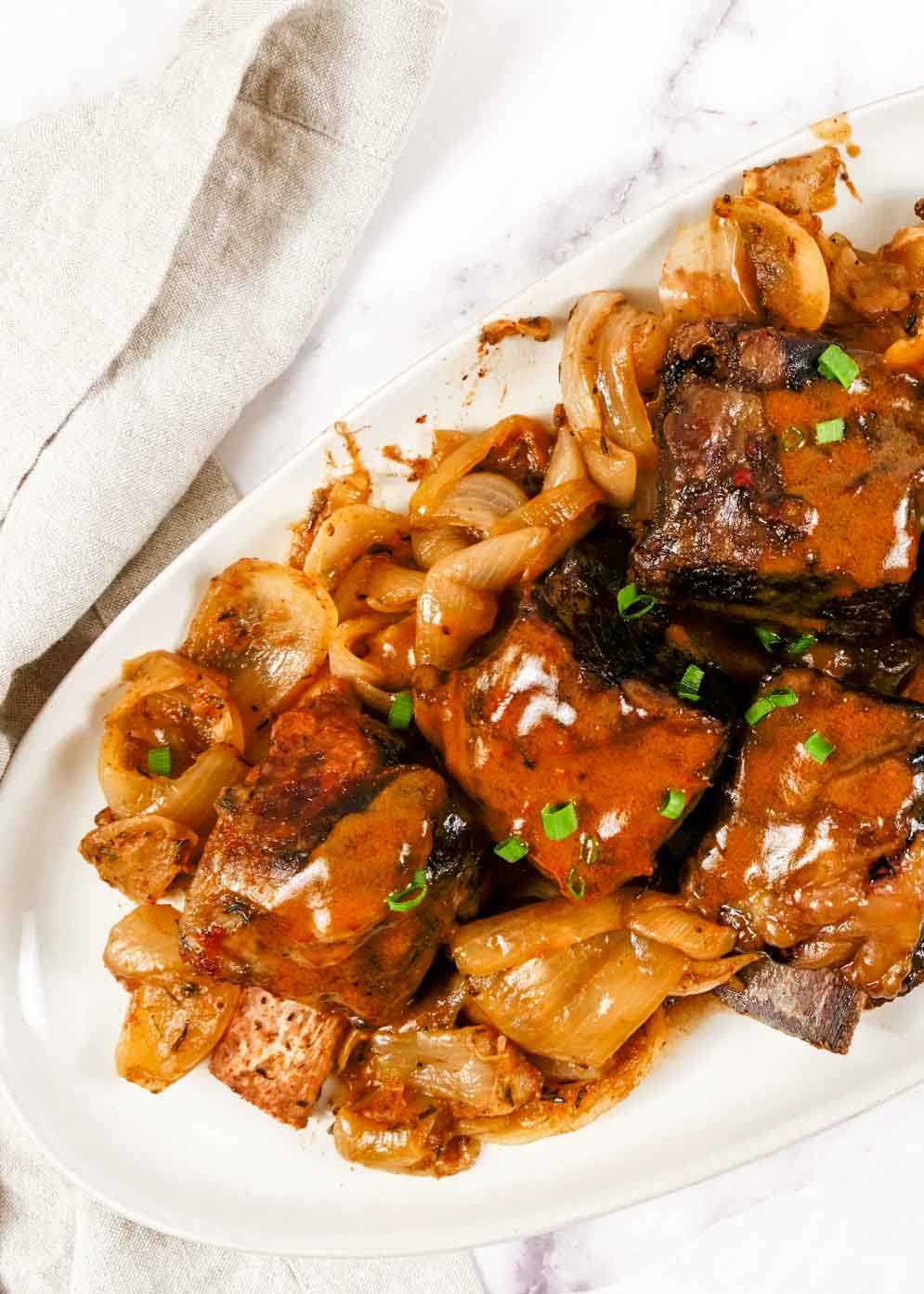 Slow Cooker Beer Braised Short Ribs