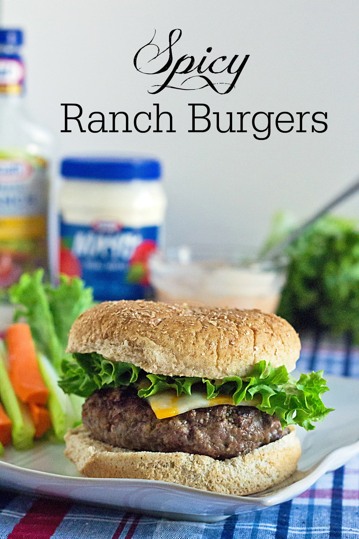 Spicy Ranch Burgers from ItsYummi.com #RollIntoSavings #shop