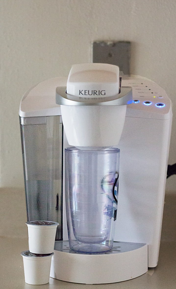 A Keurig coffee machine is my favorite way to make iced coffee and other brewed beverages over ice! #BrewItUp #BrewOverIce #shop