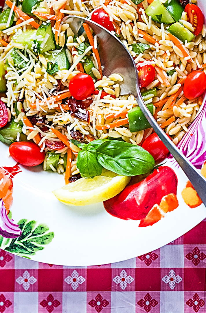 Orzo Salad with Summer Vegetables + 14 Pasta Salads | Its ...