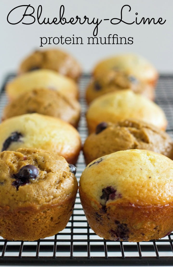 This blueberry lime protein muffins recipe will give you moist, fluffy muffins that are bursting with healthy ingredients and loaded with great flavor.