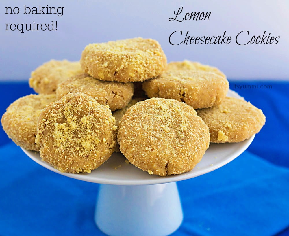 Lemon Cheesecake Cookies – Easy No Bake Desserts