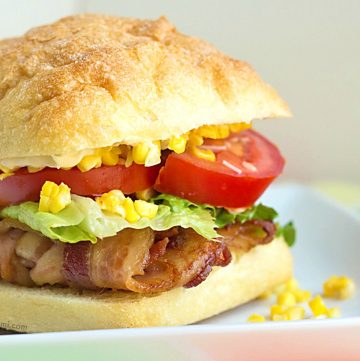 Mexican Street Corn BLT Sandwich