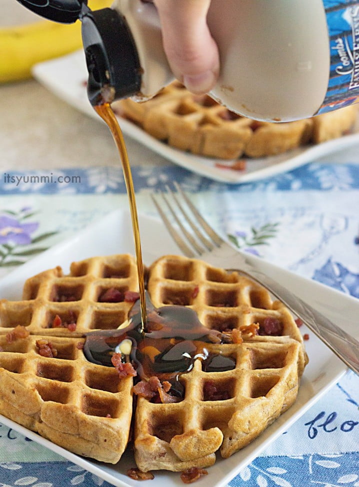 Brown Sugar Bacon Waffles - because every day deserves bacon!